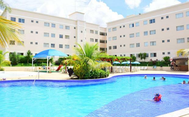Encontro Das Aguas Caldas - Cortesia Ingressos Da Rede Wam Opcoes Water Park, Nautico E Clube Prive 卡达斯诺瓦斯 外观 照片