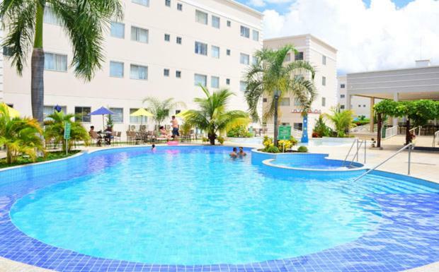Encontro Das Aguas Caldas - Cortesia Ingressos Da Rede Wam Opcoes Water Park, Nautico E Clube Prive 卡达斯诺瓦斯 外观 照片
