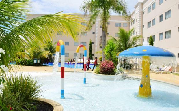 Encontro Das Aguas Caldas - Cortesia Ingressos Da Rede Wam Opcoes Water Park, Nautico E Clube Prive 卡达斯诺瓦斯 外观 照片